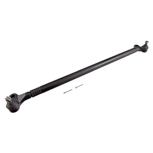 Image of Blue PRINT ADN187145 Tie Rod Front Axle, Centre with crown nut NISSAN: TERRANO 2 Cast Steel Rod Assembly (284)
