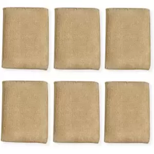 Image of Antibacterial Bamboo Cleaning Sponges - Pack of 6 M&W - Natural