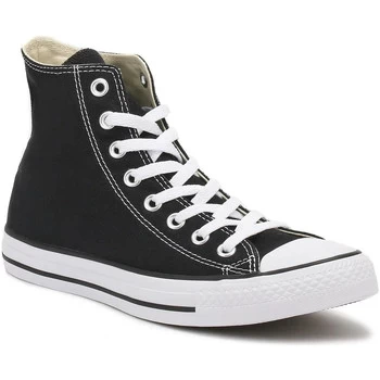 Image of Converse All Star Hi Womens Black Trainers womens Shoes (High-top Trainers) in Black