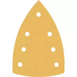 Image of Bosch Expert C470 Hook and Loop Large Delta Sanding Sheets for Paint and Wood 100mm x 150mm 80g Pack of 10