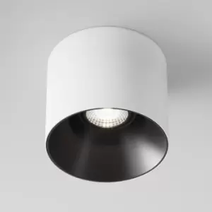 Image of Maytoni Alfa LED Dimmable Surface Mounted Downlight White, Black, 1280lm, 4000K