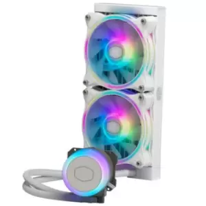 Image of Cooler Master Masterliquid ML240 Illusion 240mm AIO Liquid CPU Cooler - White