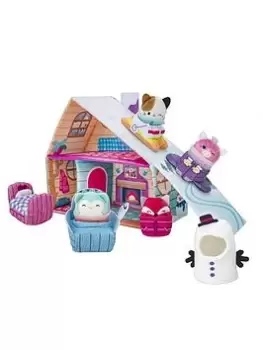 Image of Squishville Sqm - Mega Soft Playset (Squishville Ski Chalet)