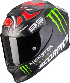Image of Scorpion EXO-R1 Air Fabio Monster Replica Helmet, black-red, Size L, black-red, Size L