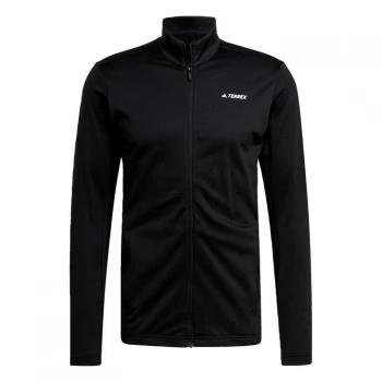Image of adidas Terrex Multi Primegreen Full-Zip Fleece Jacket Men - Black