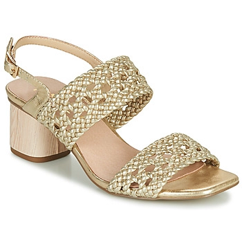 Image of Ravel Gold Kimia' Block Heel Sandals - 3