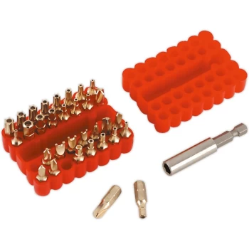 Image of AK614 Security Bit & Magnetic Adaptor Set 33pc - Sealey