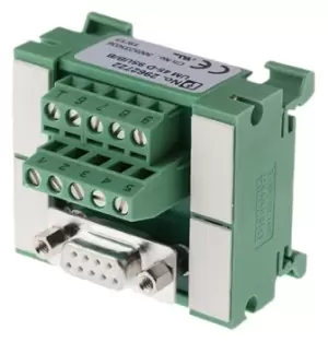 Image of Phoenix Contact, 9 Pole D-sub Connector, Female Interface Module, DIN Rail Mount