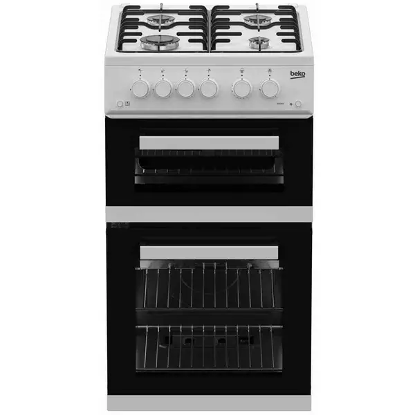 Image of Beko KDG583W Gas Cooker With Gas Grill - White