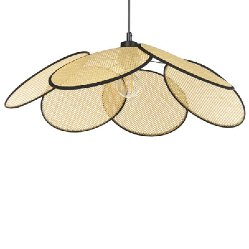 Image of Beliani Pendant Lamp Meroo Paper Natural