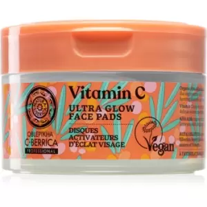 Image of Natura Siberica Oblepikha C-Berrica Exfoliating Cotton Pads with Brightening Effect 20 pc