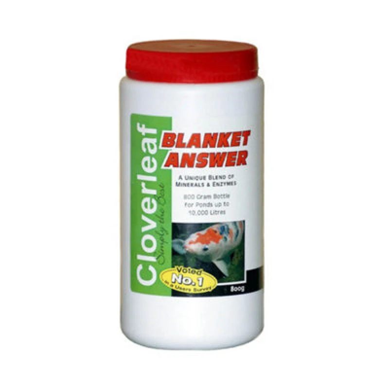 Image of Cloverleaf Blanket Answer Pond Treatment 800g White unisex