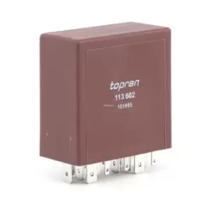 Image of TOPRAN Relay, wipe-/wash interval VW,AUDI,SKODA 113 602 4B0955531A,4B0955531C,4B0955531E 4B0955531A,4B0955531C,4B0955531E,4B0955531A,4B0955531C