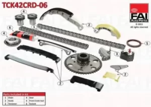 Image of Timing Chain Kit FAI TCK42CRD-06