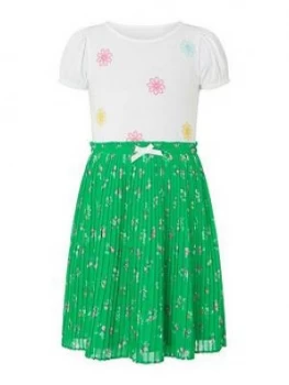 Image of Monsoon Girls S.E.W Grace Top And Skirt Set - Green