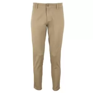 Image of SOLS Womens/Ladies Jules Chino Trousers (6) (Chestnut)