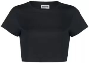 Image of Noisy May Fran Cropped T-Shirt T-Shirt black