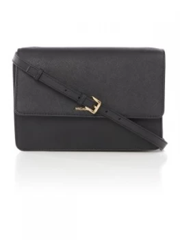 Image of Michael Kors Daniela Black cross body bag Black