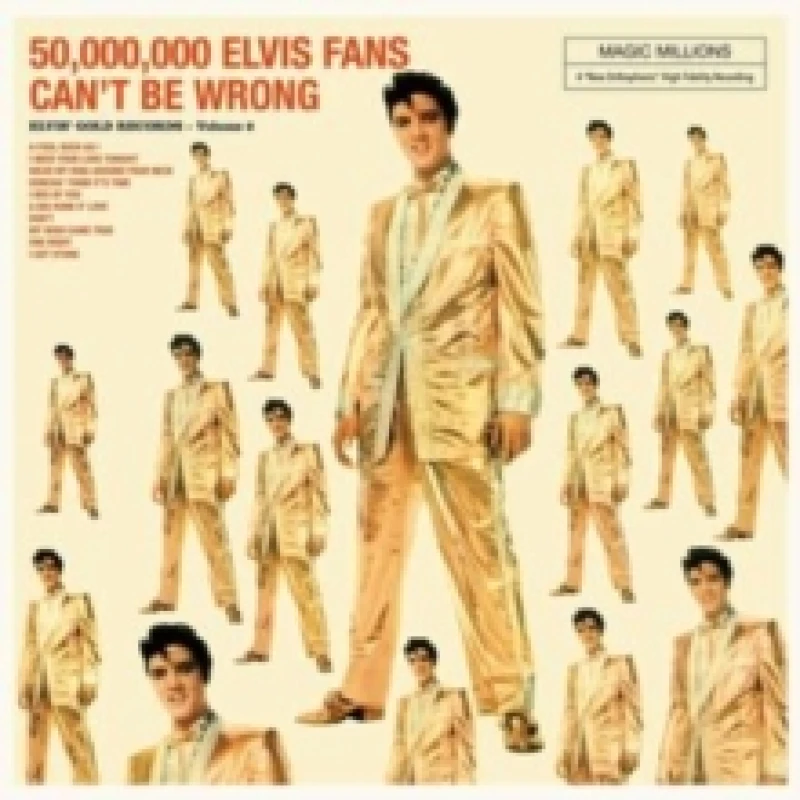 Image of Elvis Presley 50,000,000 Elvis Fans Can't Be Wrong [Limited Edition] Vinyl LP Black unisex