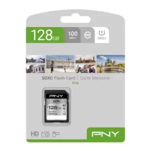 Image of PNY Elite 128GB SDXC UHS-I Class 10