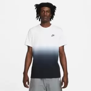 Image of Nike Sportswear Essentials+ Mens Dip-Dyed T-Shirt - White