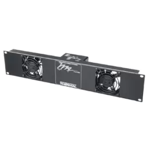Image of Middle Atlantic Products IUQFP-2 rack cooling equipment Black 2U