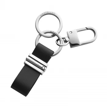 Image of Mont Blanc - Meisterstuck Key Fob Loop With Hook - Key Rings - Black