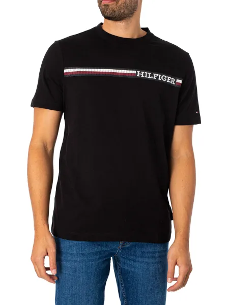 Image of Monotype Chest Stripe T-Shirt