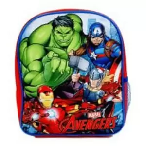 Image of Avengers Childrens/Kids Premium Character Backpack (One Size) (Navy/Red)