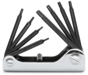 Image of Beta Tools 97 TX/G8 8pc Offset Torx Key Set in Flip Case 000970645