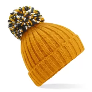 Image of Beechfield Hygge Beanie (One Size) (Mustard Yellow)