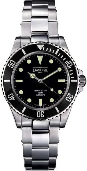 Image of Davosa Watch Ternos Sixties - Black DAV-168