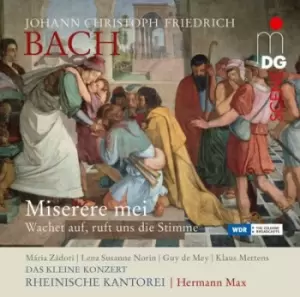 Image of Johann Christoph Friedrich Bach Miserere Mei by Johann Christoph Friedrich Bach CD Album