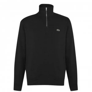 Image of Lacoste quarter Fleece - Black 031