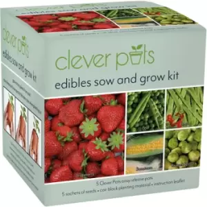 Image of Clever Pots Sweet Pea Sow and Grow Kit - Garden & Outdoor