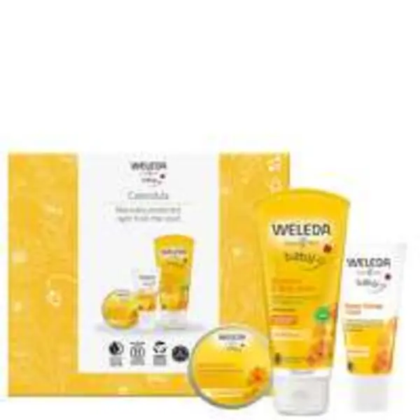 Image of Weleda Mother and Child Calendula Baby Skincare Gift Set