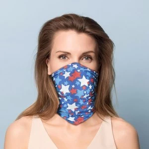 Image of Stars Purple Neck Scarf Face Covering