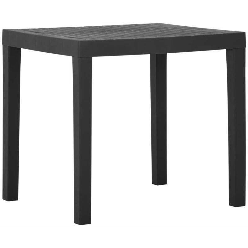 Image of VIDAXL Garden Table Grey 79x65x72cm Plastic Vidaxl 8720286314661
