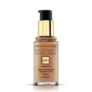 Image of Max Factor Face Finity 3-In-1 Foundation Caramel 85 Brown