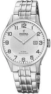 Image of Festina Silver 'Swiss Made' Watch - f20005/1