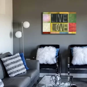 Image of 45702021C-032 Multicolor Decorative Canvas Painting