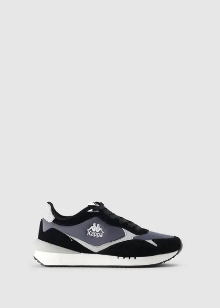 Image of Kappa Mens Stazzo Trainers In Black-Grey