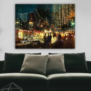 Image of 278801999_70100 Multicolor Decorative Canvas Painting