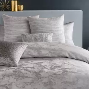 Image of Donna Karan Luna Kingsize Duvet Cover, Platinum