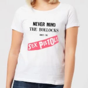 Image of Sex Pistols Never Mind The B*llocks Womens T-Shirt - White - L