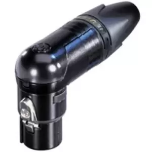Image of Neutrik NC10FRX-14-B XLR connector Connector, right angle Number of pins: 10 Black