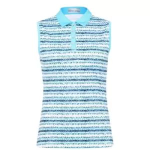 Image of Callaway Stripe Print Vest Ladies - Blue