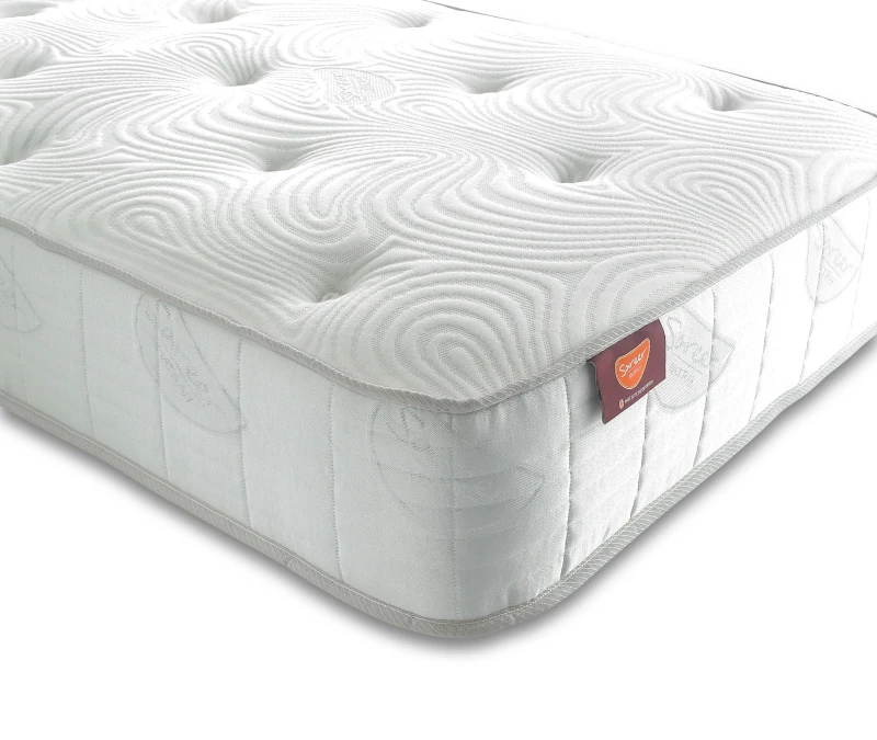 Image of Sareer Furniture Limited Latex Pocket Mattress in White Size: Single White Unisex Single
