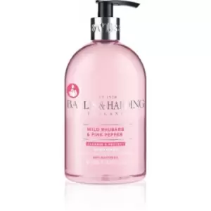 Image of Baylis & Harding Wild Rhubarb & Pink Pepper Anti Bacterial Hand Wash 500ml