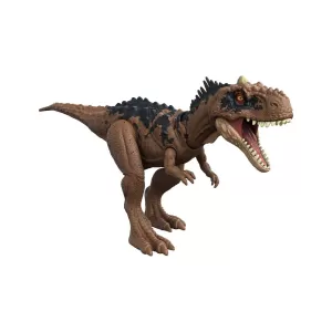 Image of Jurassic World Dominion Roar Strikers Rajasaurus Dinosaur Figure